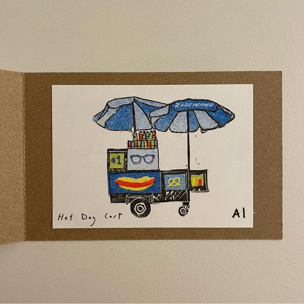 Inciardi Prints - Hot Dog Cart